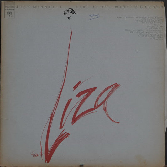 Liza Minnelli : Live At The Winter Garden (LP, Album)