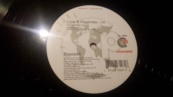 Smooth (4) : Love & Happiness (12", Single)