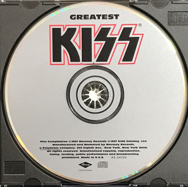 Kiss : Greatest Kiss (CD, Comp, Club, CRC)