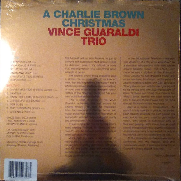 Vince Guaraldi Trio : A Charlie Brown Christmas  (LP, Album, Ltd, RE, Red)