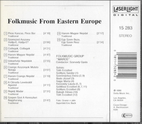 Folkmusic Group "Maros"* : Folkmusic From Eastern Europe (CD, Album)