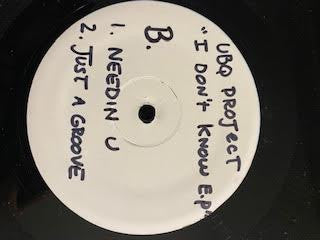 UBQ Project : I Don't Know EP (12", EP, W/Lbl)