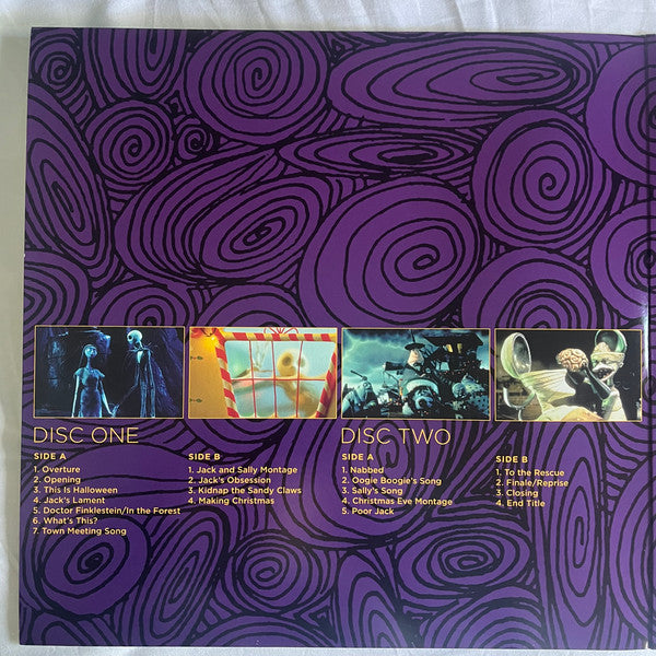 Danny Elfman : Tim Burton's The Nightmare Before Christmas (Original Motion Picture Soundtrack) (LP, Bon + LP, Aqu + Album, Ltd, RE)