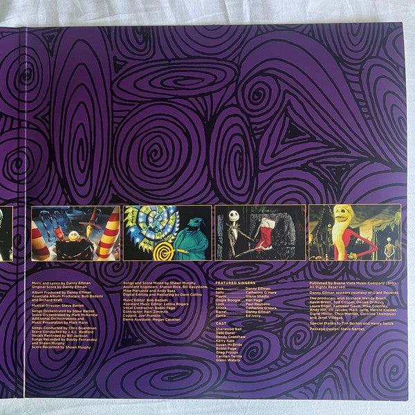 Danny Elfman : Tim Burton's The Nightmare Before Christmas (Original Motion Picture Soundtrack) (LP, Bon + LP, Aqu + Album, Ltd, RE)