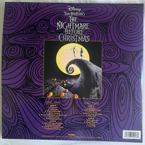 Danny Elfman : Tim Burton's The Nightmare Before Christmas (Original Motion Picture Soundtrack) (LP, Bon + LP, Aqu + Album, Ltd, RE)
