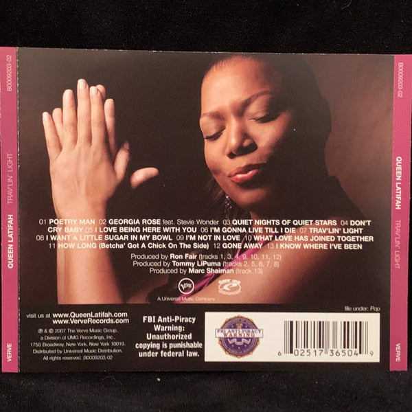 Queen Latifah : Trav'lin' Light (CD, Album)