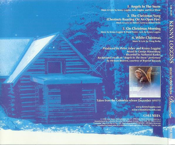 Kenny Loggins : Selections From December (CD, Promo, Smplr)