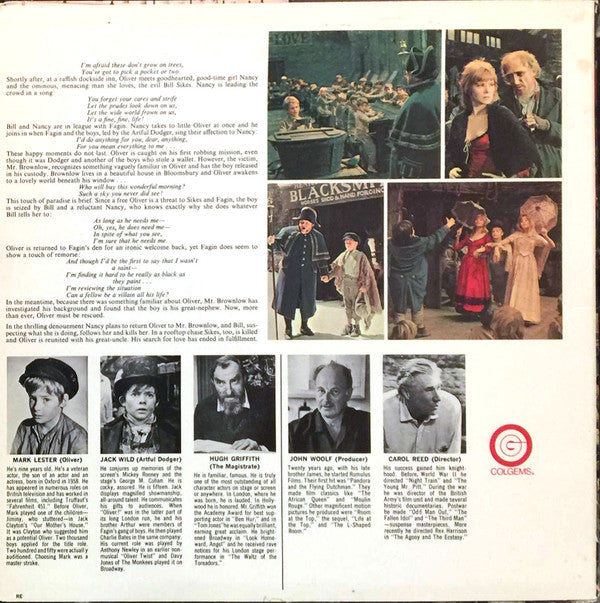 Lionel Bart : Oliver! An Original Soundtrack Recording (LP, Album)