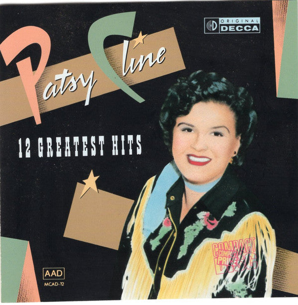 Patsy Cline : 12 Greatest Hits (CD, Comp, Club, RE, RM, BMG)
