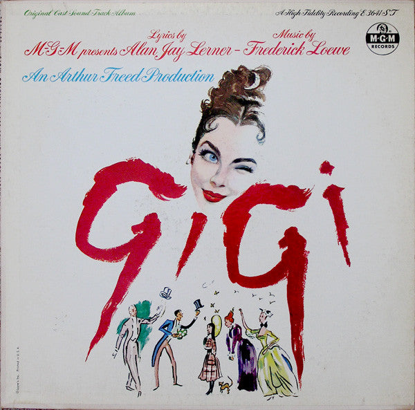 Various : "Gigi" - Original Cast Sound Track Album (LP, Album, Mono, Yel)