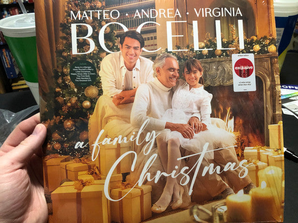 Andrea* • Matteo* • Virginia Bocelli : A Family Christmas (LP, Album, Blu)