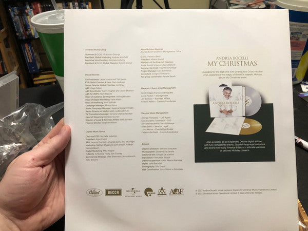 Andrea* • Matteo* • Virginia Bocelli : A Family Christmas (LP, Album, Blu)