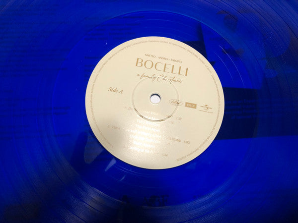 Andrea* • Matteo* • Virginia Bocelli : A Family Christmas (LP, Album, Blu)