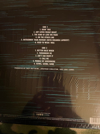 Luke Combs : Growin' Up (LP, Album, Blu)