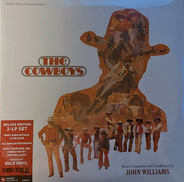 John Williams (4) : The Cowboys (Original Motion Picture Soundtrack) (2xLP, Album, RSD, Dlx, Ltd, Gol)