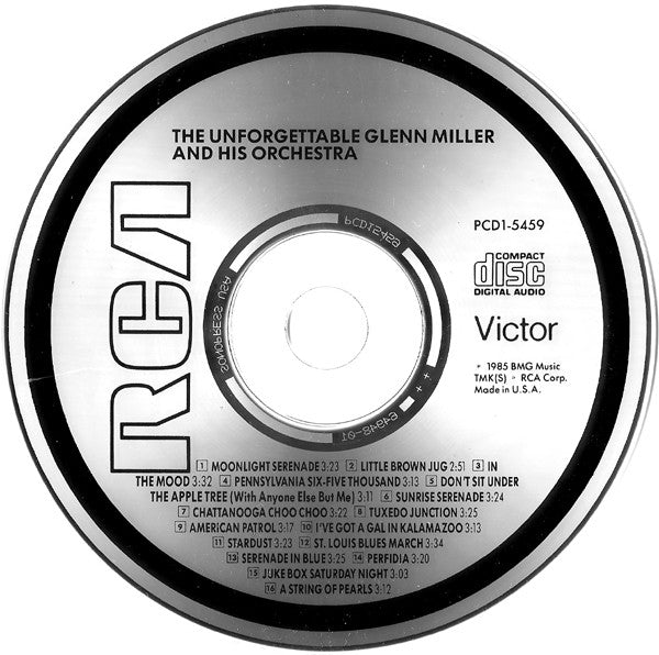 Glenn Miller And His Orchestra : The Unforgettable Glenn Miller (CD, Comp, RE)