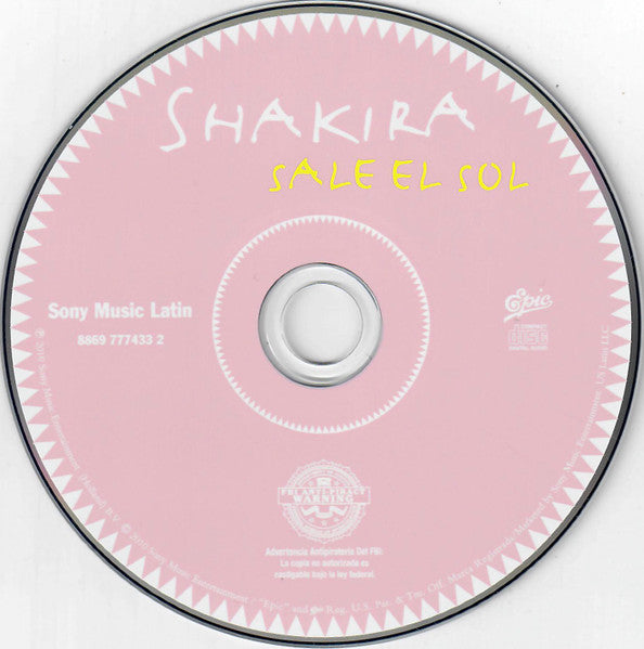 Shakira : Sale El Sol (CD, Album)