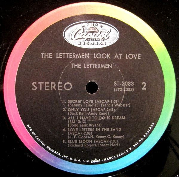The Lettermen : Look At Love (LP, Album, Scr)