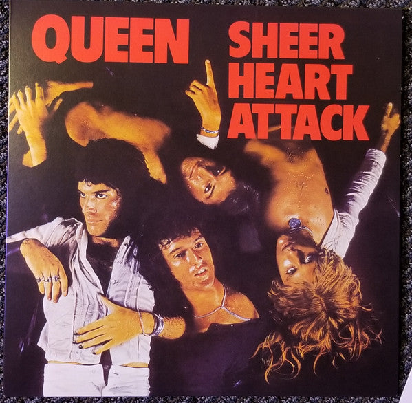 Queen : Sheer Heart Attack  (LP, Album, RE, Red)