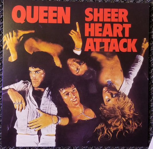 Queen : Sheer Heart Attack  (LP, Album, RE, Red)
