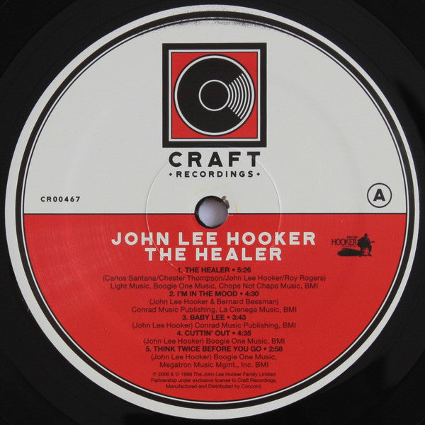 John Lee Hooker : The Healer (LP, Album, RE, 180)