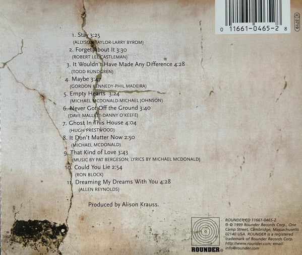 Alison Krauss : Forget About It (CD, Album)