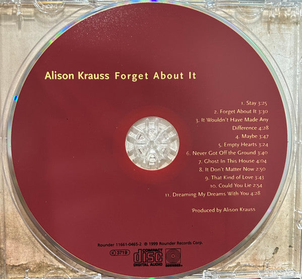 Alison Krauss : Forget About It (CD, Album)