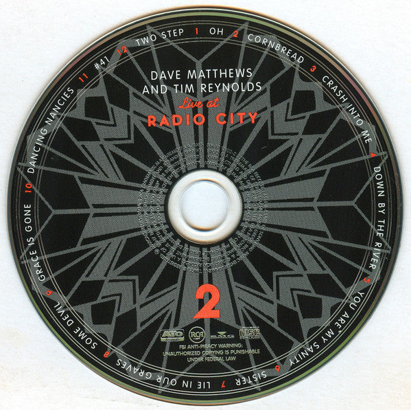 Dave Matthews & Tim Reynolds : Live At Radio City (2xCD, Album)