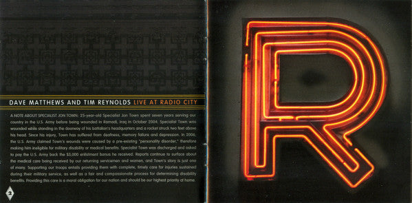 Dave Matthews & Tim Reynolds : Live At Radio City (2xCD, Album)
