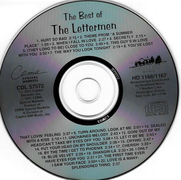 The Lettermen : The Best Of The Lettermen (CD, Comp)