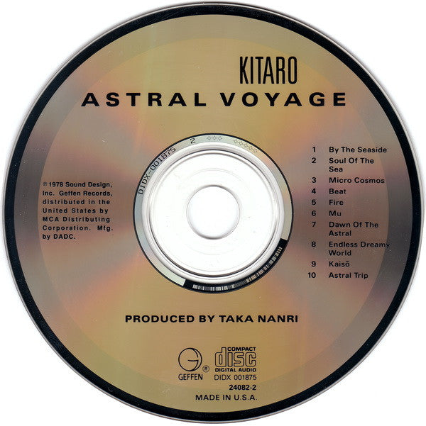 Kitaro : Astral Voyage (CD, Album, RE)