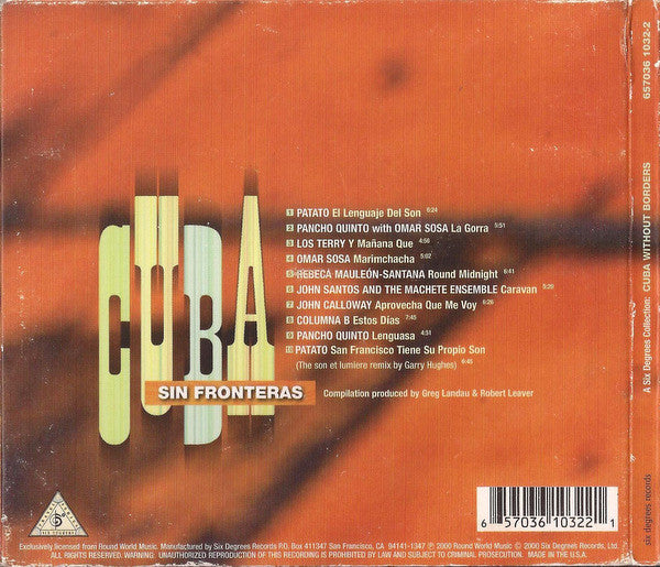 Various : Cuba Without Borders (CD, Comp)