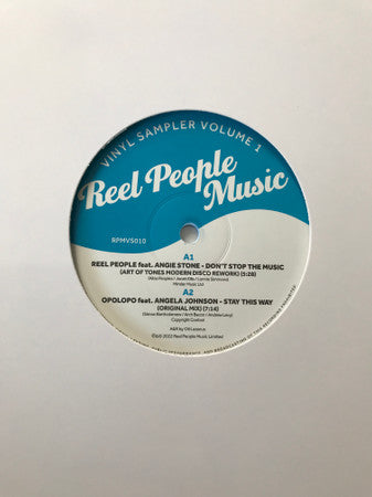 Various : Reel People Music Vinyl Sampler Volume 1 (12", Smplr, Blu)
