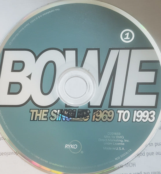 Bowie* : The Singles 1969 To 1993 (Featuring His Greatest Hits) (2xCD, Comp, Club, RE, PMD)