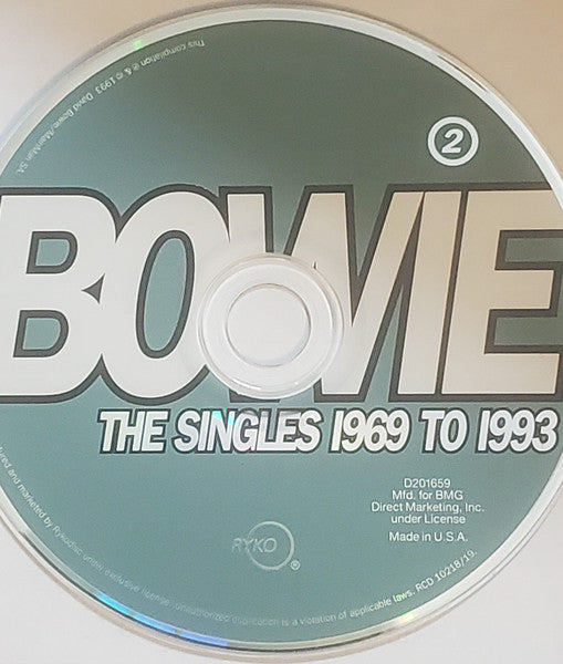 Bowie* : The Singles 1969 To 1993 (Featuring His Greatest Hits) (2xCD, Comp, Club, RE, PMD)