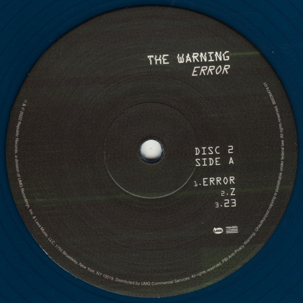 Buy The Warning : Error (LP, Album, Whi + LP, Album, Blu +