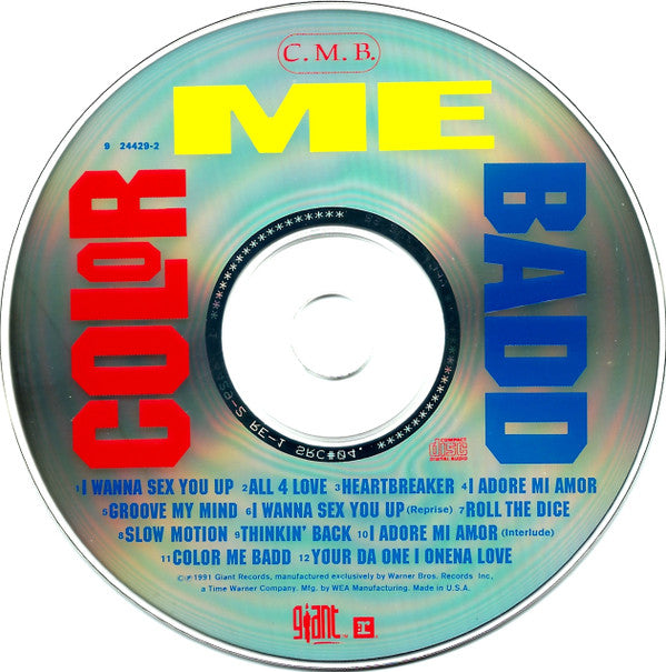 Color Me Badd : C.M.B. (CD, Album)