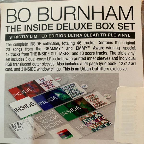 Bo Burnham : Inside: Deluxe (Box, Dlx, Ltd + 3xLP, Ult)