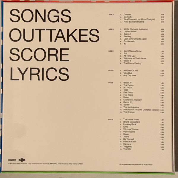 Bo Burnham : Inside: Deluxe (Box, Dlx, Ltd + 3xLP, Ult)