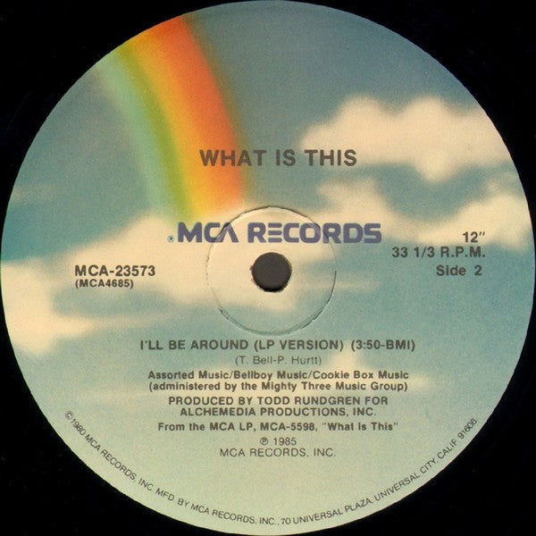 What Is This : I'll Be Around (Dance Mix) (12", Pin)