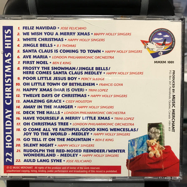 Various : 22 Holiday Christmas Hits (CD, Comp)