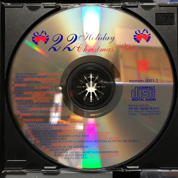 Various : 22 Holiday Christmas Hits (CD, Comp)