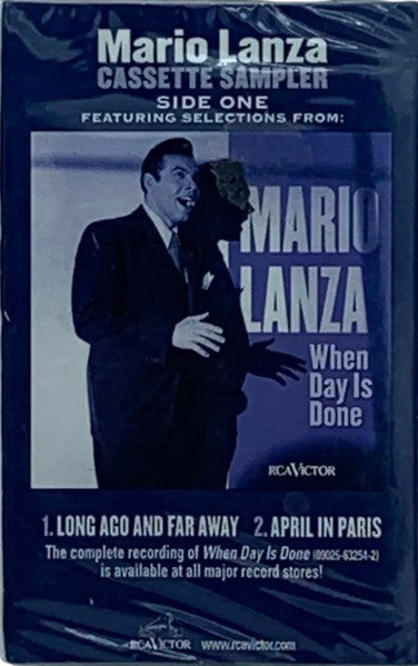 Mario Lanza : Cassette Sampler (Cass, Promo, Smplr)