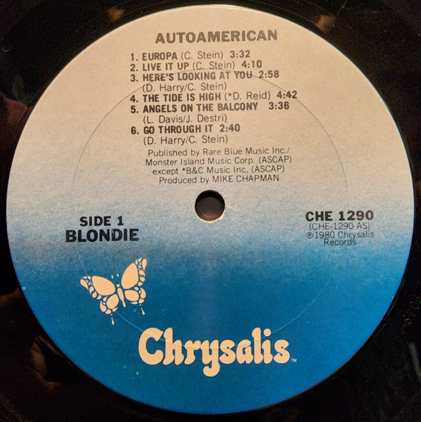 Blondie : AutoAmerican (LP, Album, Ter)