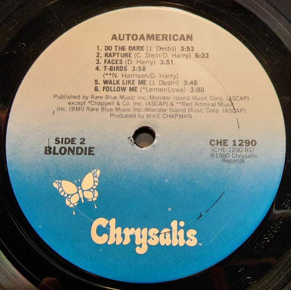 Blondie : AutoAmerican (LP, Album, Ter)