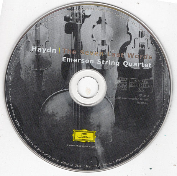 Haydn* / Emerson String Quartet : The Seven Last Words (CD, Club, BMG)