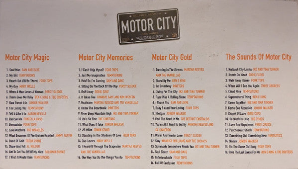 Various : Sounds Of The Motor City And More (4xCD, Comp)