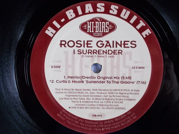 Rosie Gaines : I Surrender (12")