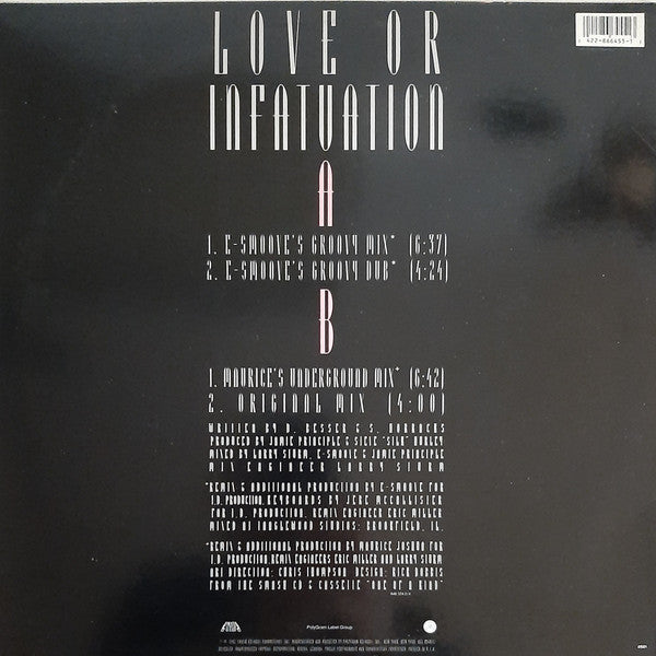 Jamie Loring : Love Or Infatuation (12")