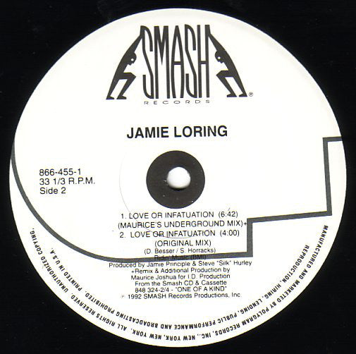 Jamie Loring : Love Or Infatuation (12")